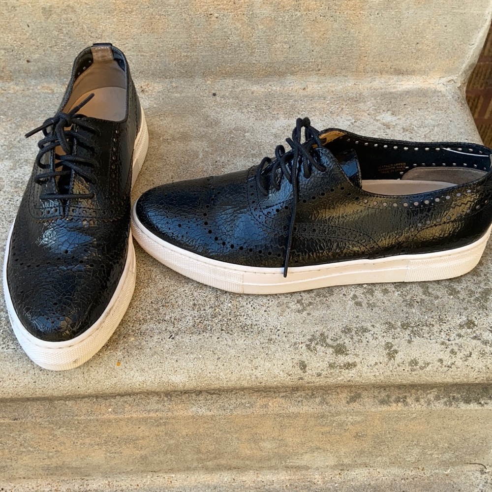 Free People leather  fashion sneakers